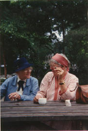 Ingrid Wickmann og Elisa i Zoo 1988
